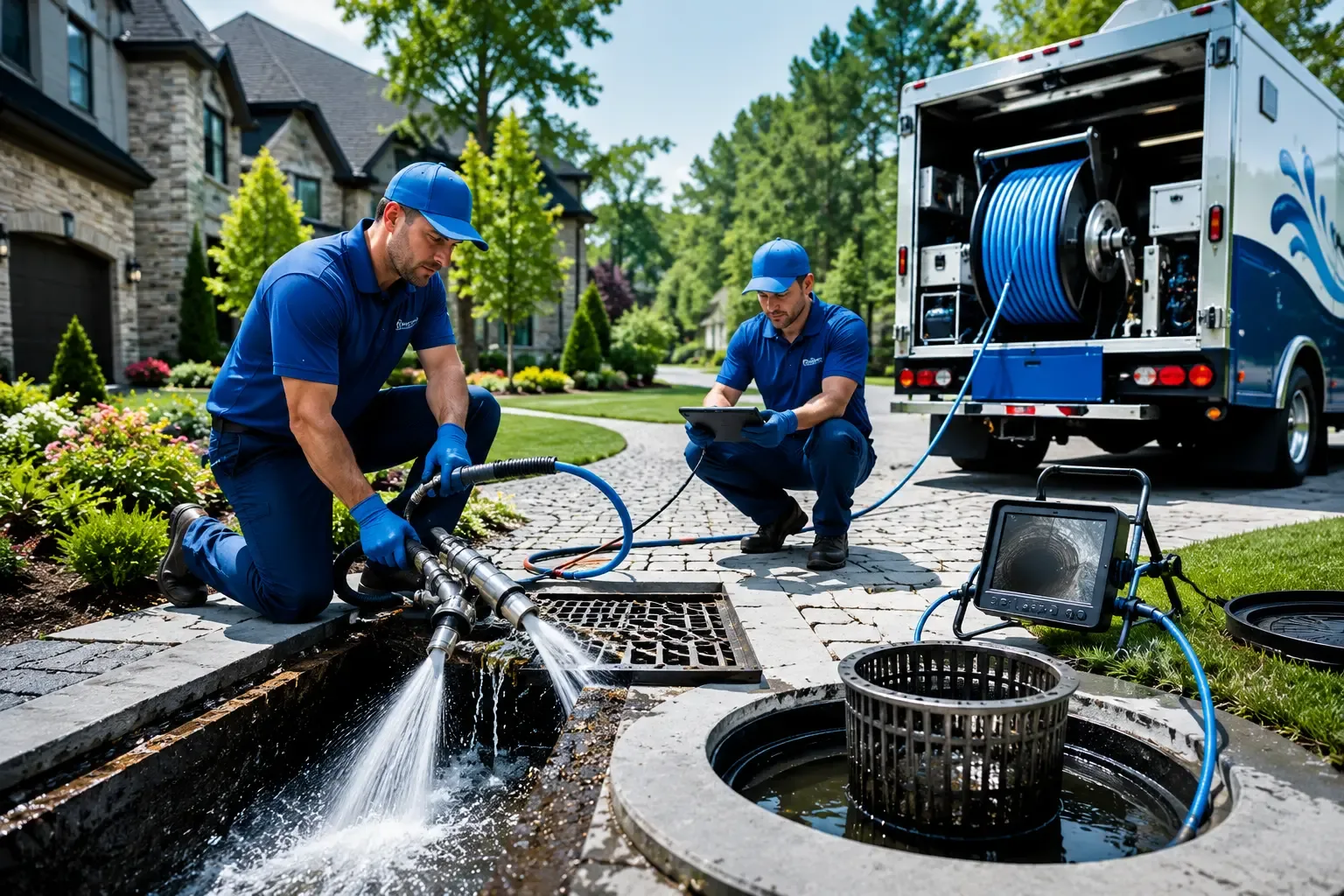 Local outdoor drain cleaning professionals in Milford, IL